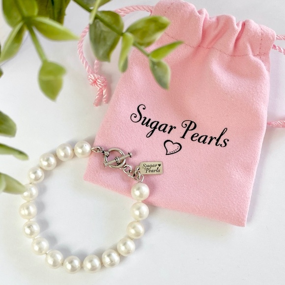 Freshwater Pearl Bracelet/Hand Knotted - Picture 2 of 5